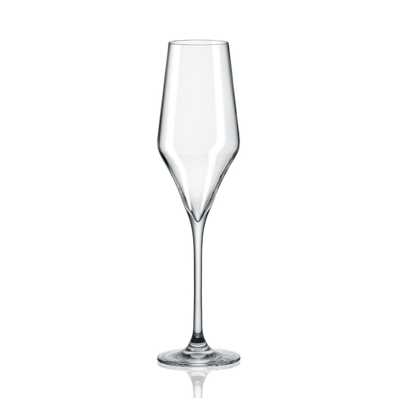 Set 6 pahare pentru sampanie Aram, Rona, 220 ml, sticla, transparent - imagine 5